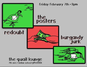 buRgandy juRk past show flyeR: 1-11-20 tRunk space