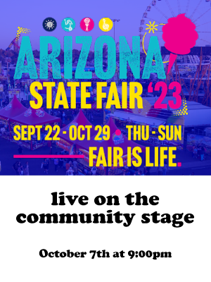 buRgandy juRk past show flyeR: 10-7-23 az state faiR